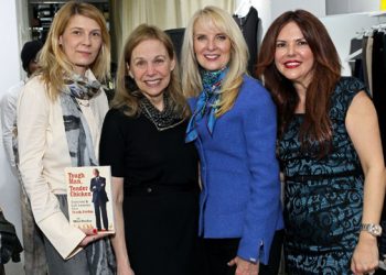 Sara Herbert-Galloway, Lorraine Cancro Silvetz, And Daniela Zahradnikova Host Book Signing For Mitzi Perdue’s “Tough Man, Tender Chicken!”