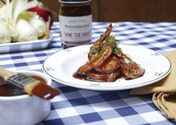 Last Minute 4th Of July BBQ Idea: Chef Alex Guarnaschelli’s Ultimate Woodbridge BBQ Shrimp