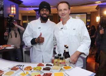 Hit A Grand Slam This World Series With Chef Andrew Carmellini’s Cheese Dog With Beerkraut, Apple And Spicy Mustard