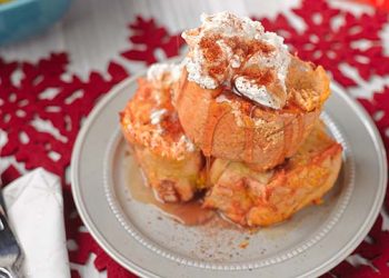 Holiday Season Sweets: Tiffani Thiessen’s Pumpkin Stuffed French Toast