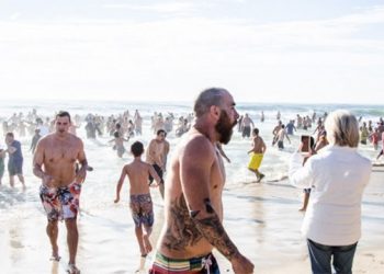 A New Year’s Day Hamptons Polar Bear Plunge