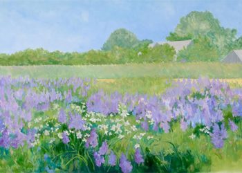 Sag Harbor Artist’s “Ocean And Flower Field” Series Supports Peconic Land Trust