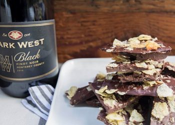 DIY Holiday Gift: Potato Chip And Sea Salt Mark West Black Chocolate Bark