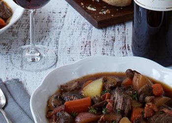 Valentine’s Day Date Night Dinner: Slow Cooker Boeuf Bourguignon From Clos du Bois