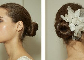Get The Look: Monique Lhuillier’s Stylish Spring 2018 Bridal Fashion Show Bun