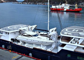Summer In The Hamptons Means Super Yachts Are Hanging Around Three Mile Harbor