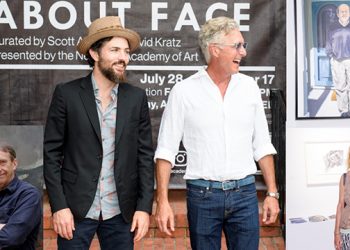 Scott Avett Of The Avett Brothers Performing During Hamptons “About Face” Curators And Artists Talk