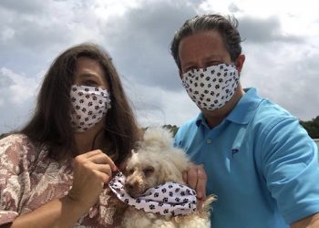 Bonnie Grice Personally Making Cool Masks For East Enders