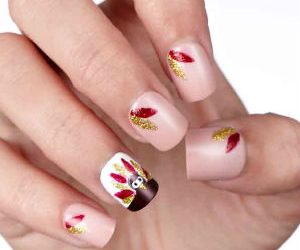 KISS And Broadway Nails Share Thanksgiving Inspired Nail Art