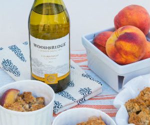Easter Eats: Woodbridge By Robert Mondavi Chardonnay Peach Crumble