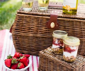 Homemade Mother’s Day Gift: Perfect Woodbridge By Robert Mondavi Strawberry And Chardonnay Jam Parfaits