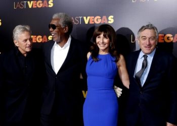New York Premiere Of “Last Vegas” Starring Michael Douglas, Morgan Freeman, Mary Steenburgen, And Robert DeNiro