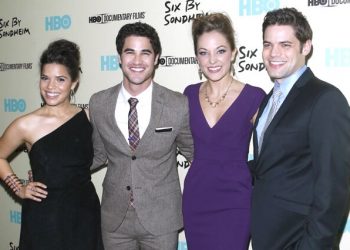 America Ferrera, Darren Criss, And Jeremy Jordan Attend New York Premiere Of “Six By Sondheim”