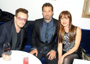 U2, Idris Elba, Naomi Harris, Bob And Harvey Weinstein And Anna Wintour With Burberry Host After Party For “Mandela: Long Walk To Freedom”