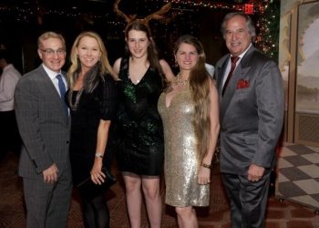 Stewart F. Lane And Bonnie Comley Host Festive Get-Together At Doubles