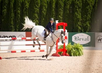 Mary Kate Olsen Competes At The Hampton Classic Horse Show