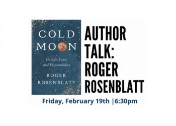Roger Rosenblatt To Discuss Life Lessons During Author’s Talk
