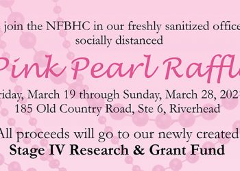 Pink Pearl Raffle To Support North Fork Breast Health Coalition’s Stage IV Research And Grant Fund