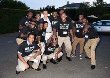 Maurice DuBois Serves As Master Of Ceremonies At 2nd Annual All Star Code Summer Benefit