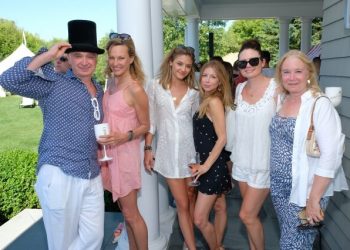 Hailey Baldwin Hosts #REVOLVEintheHamptons’ 4th Of July Cookout + Pool Party