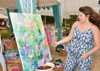 Jill Martin And Stacey Griffith Participate In Breast Cancer Research Foundation’s Hamptons “Paddle For Pink”