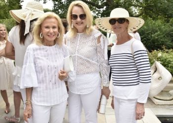 Audrey Gruss Hosts Hamptons All White Ladies Tea In Support Of The Hope Fragrance Collection