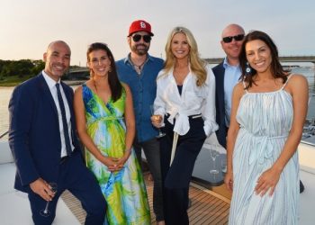 Christie Brinkley Attends Pershing Cocktail Reception In Sag Harbor