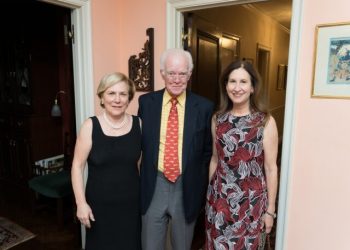 John And Kazie Metzger Harvey Host The French Heritage Society Kick-Off Soiree