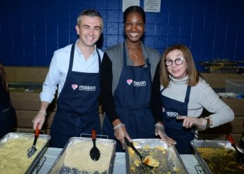 NYC Mission Society Community Thanksgiving Dinner Hosted By Jean Shafiroff