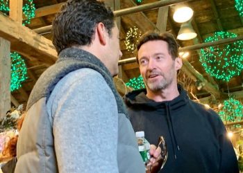 Hugh Jackman Attends Hamptons Holiday Open House