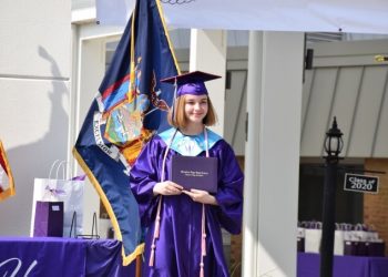 Hampton Bays High School Class Of 2020 Receive Diplomas During Drive-Through Commencement