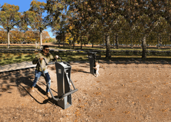 Hitting The Gym At Mashashimuet Park in Sag Harbor