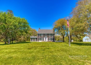 Historic Shelter Island Waterfront Farmhouse on 22.95 Acres