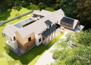 Barn-Style Modern on Quiet 5 Acres Near Sag Harbor Village