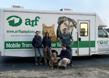 ARF Welcomes Hero Dog to the East End