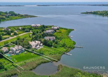 Fabulous Mecox Bay Waterfront with Dock and Spectacular Sunsets