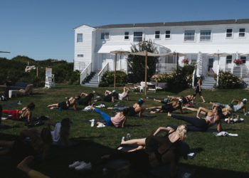 DKNY Wellness Morning at Hero Beach Club in Montauk