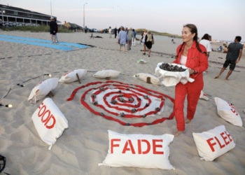 Swept Away: Love Letter to a Surrogate(s) Made its Premiere at Main Beach in East Hampton