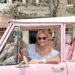 LoveShackFancy Partners with Vintage Bronco, Creates a One-of-a-Kind Pink Car