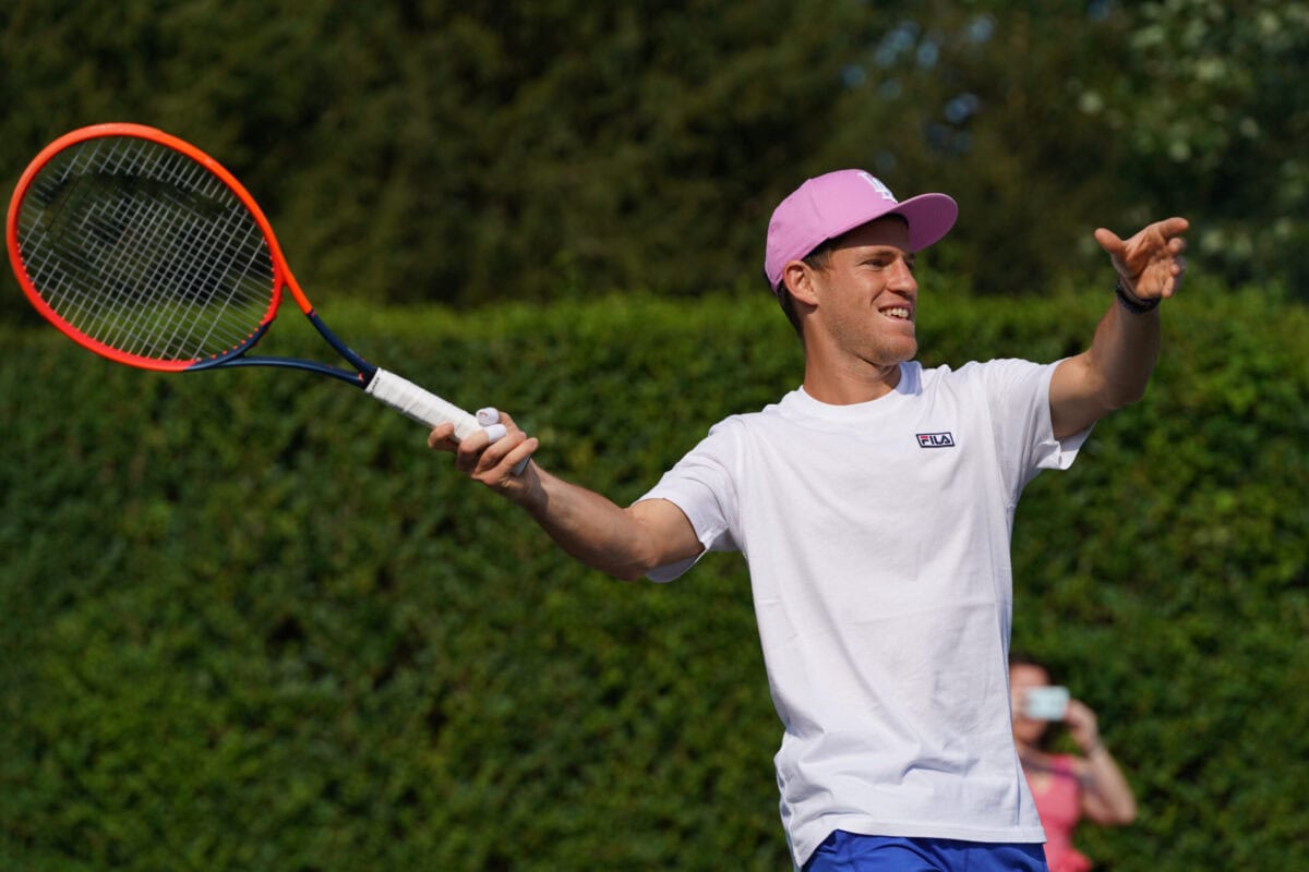 Tennis Star Diego Schwartzman Successfully Leads Tennis Clinic to Support Maccabi USA in Bridgehampton