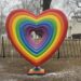 Local Artist James Ding’s “Rainbow Heart” Sculpture Unveiled in Southampton