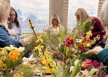 Blooming with Purpose: Share the Harvest Farm Kicks Off Season with Sold-Out Flower Arranging Event at Wölffer Estate