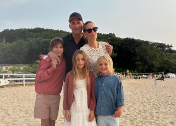 Red, White, and Molly: The Glow of a Hamptons Icon