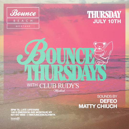 Thursday Nights with Club Rudy’s