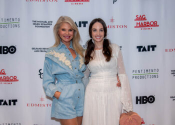 Christie Brinkley & Alexa Ray Joel at Sag Harbor Cinema’s Billy Joel Documentary Screening