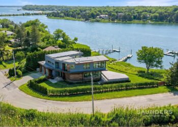 Architectural Gem on Bay Point in Sag Harbor
