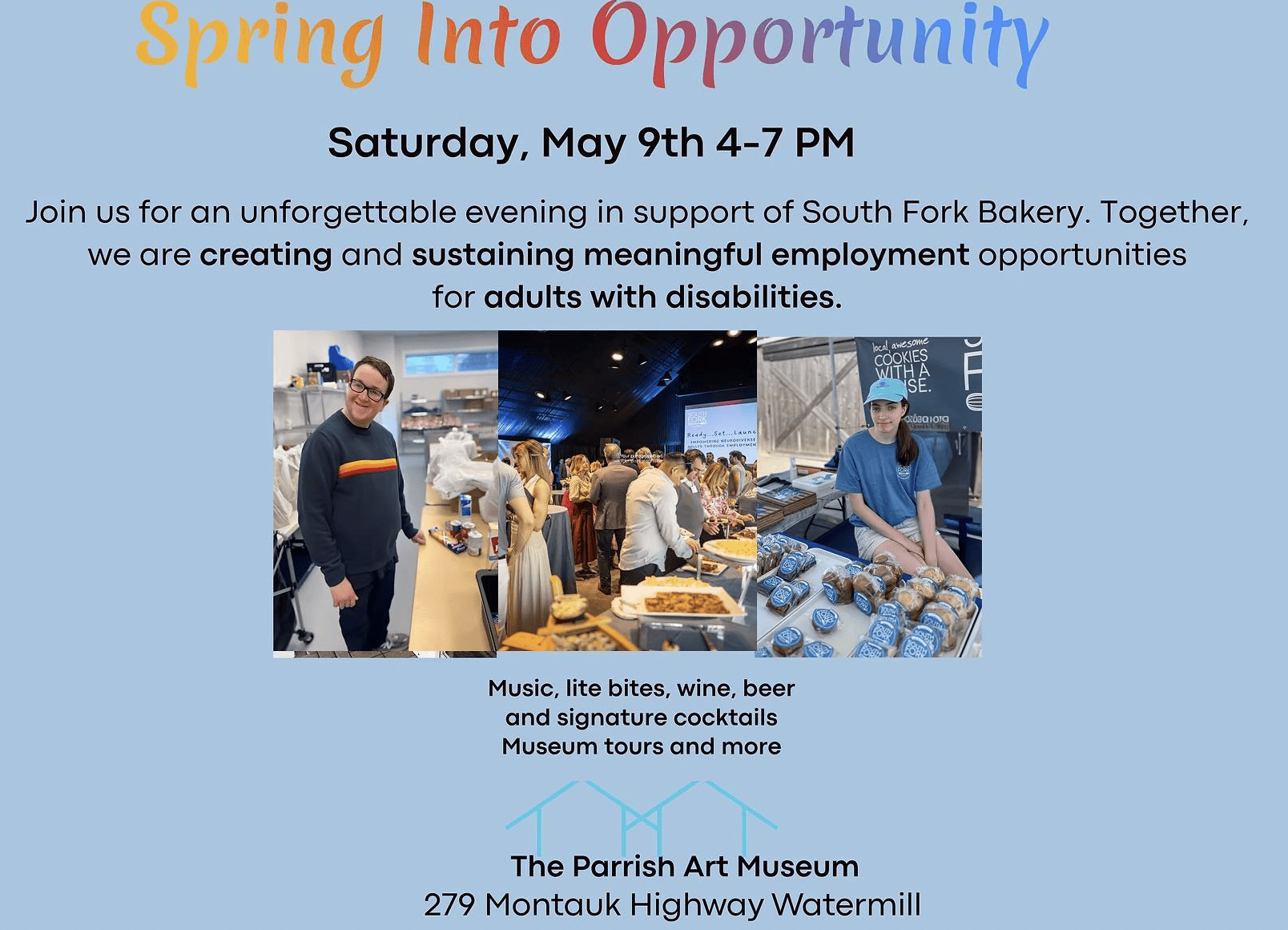 South Fork Bakery Spring Benefit