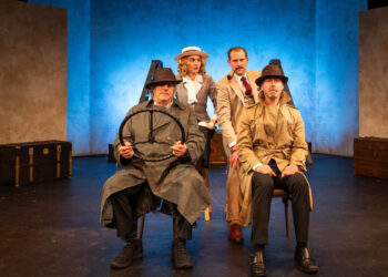 Hampton Theatre Company’s “The 39 Steps” Delivers Nonstop Laughs and Brilliant Performances