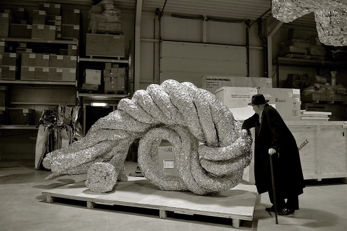 BURNTPIANO by John Chamberlain