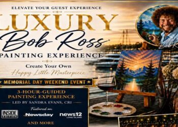 The HUB’s Luxury Bob Ross Painting Experience
